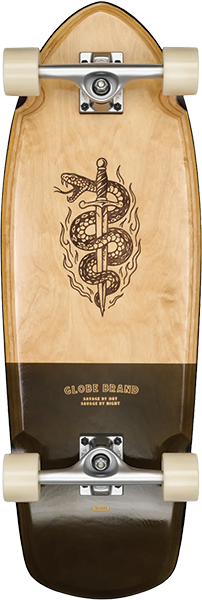 GLOBE STUBBY SKATEBOARD COMPLETE-10.0X30 INNER SAVAGE