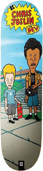 PLAN B JOSLIN DEV TWIN SKATEBOARD DECK-8.37