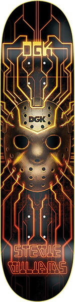 DGK WILLIAMS GLOW SKATEBOARD DECK-8.25