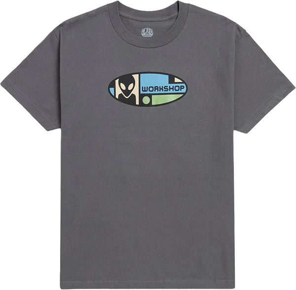 ALIEN WORKSHOP ALIEN OVAL SS TSHIRT M-GREY