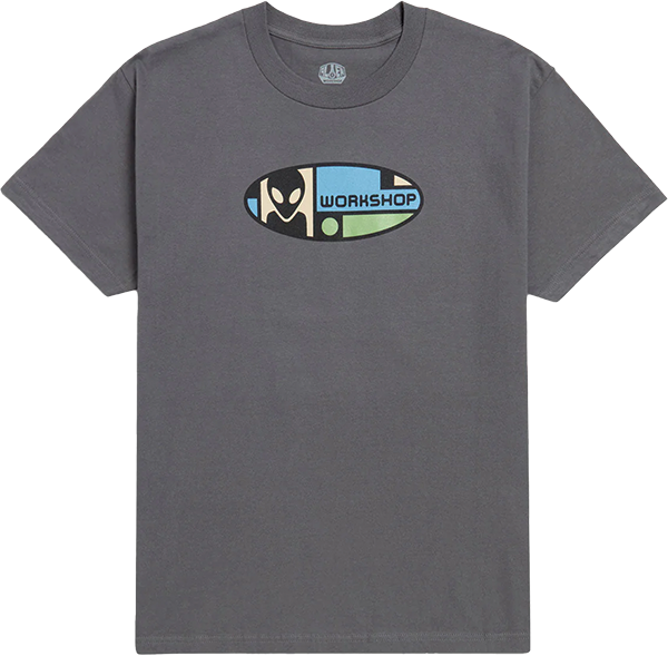 ALIEN WORKSHOP ALIEN OVAL SS TSHIRT L-GREY