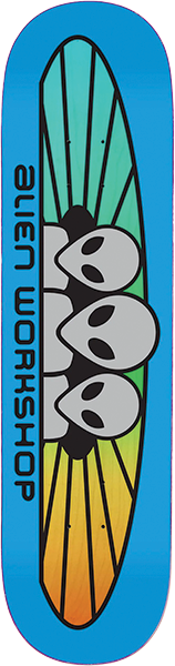 ALIEN WORKSHOP RGB SPECTRUM SKATEBOARD DECK-8.25 BLUE