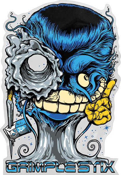 ANTI HERO GRIMPLESTIX G-1000 6.5" DECAL SINGLE