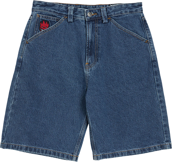 SPITFIRE BIGHEAD FILL DENIM SHORTS 34 MEDIUM STONE WASH