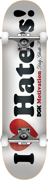 DGK HATERS SKATEBOARD COMPLETE-7.75