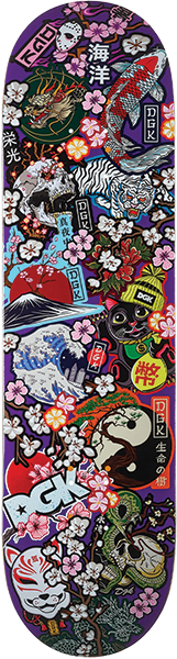 DGK EASTERN SLAPS SKATEBOARD DECK-8.25