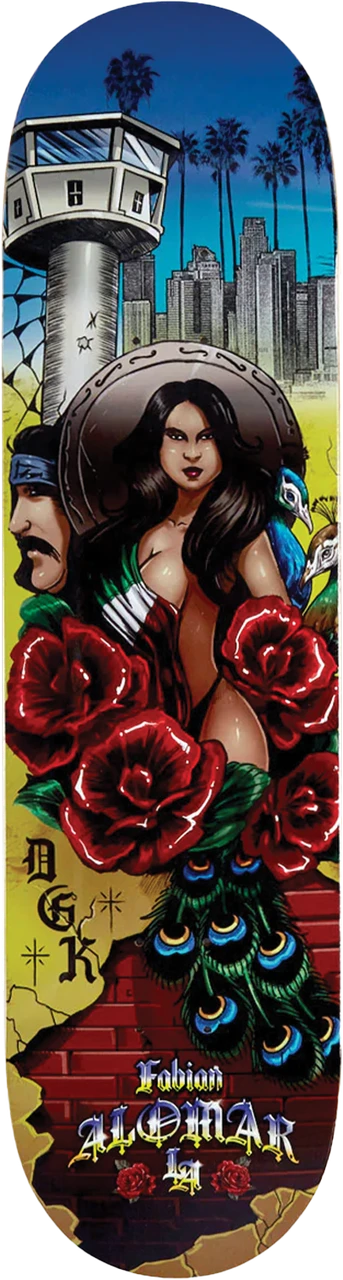 DGK ALOMAR STREET SOLDIER SKATEBOARD DECK-8.25