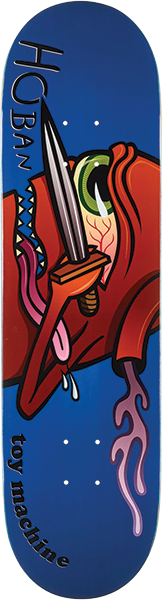 TOY MACHINE HOBAN VENGEANCE SKATEBOARD DECK-8.38