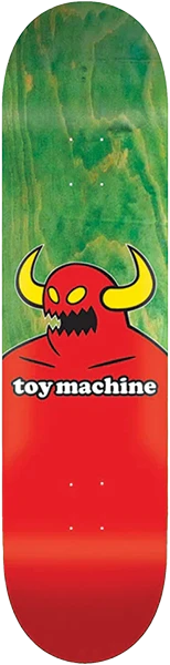 TOY MACHINE MONSTER SKATEBOARD DECK-7.5 ASSORTED