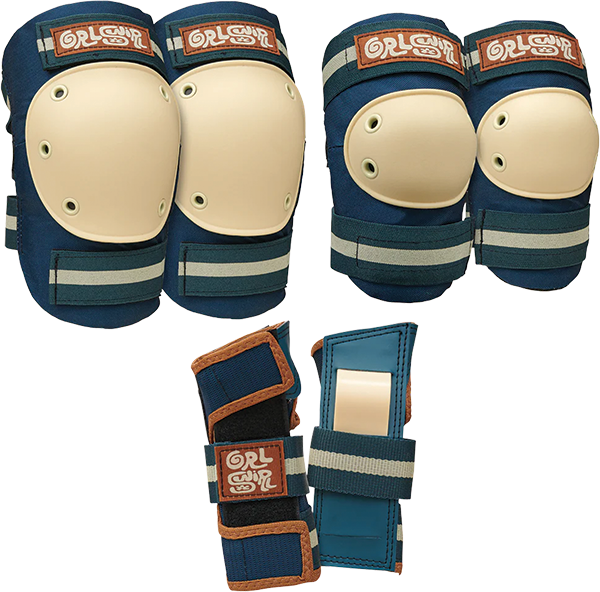 TRIPLE 8 SAVER 3/PK PADS XS-GRLSWIRL BLUE/GREY