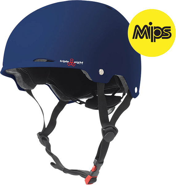TRIPLE 8 GOTHAM MIPS DUAL-CERT HELMET S/M-MATTE BLUE