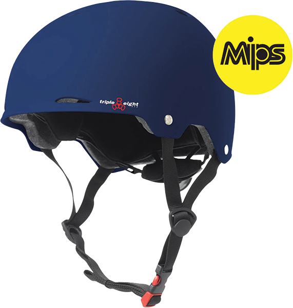TRIPLE 8 GOTHAM MIPS DUAL-CERT HELMET L/XL-MATTE BLUE