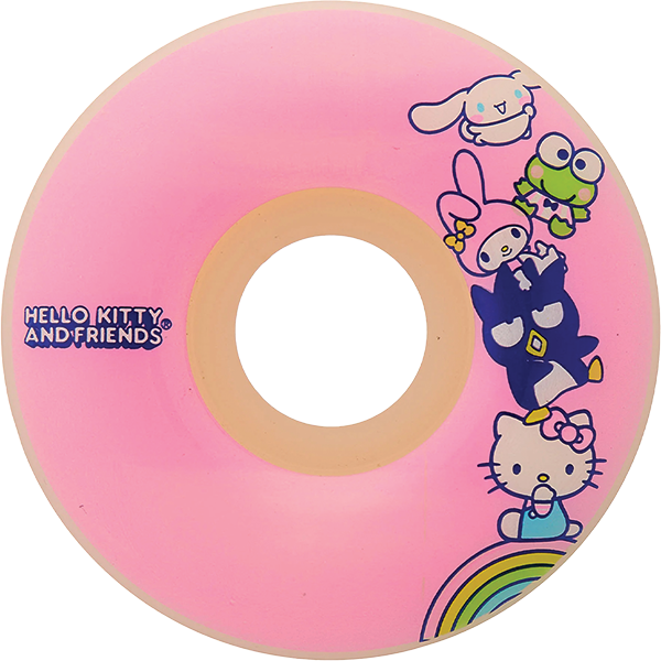 GIRL HELLO KITTY RAINBOW 50MM NAT/PINK WHEELS SET