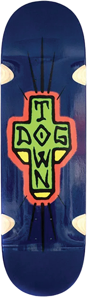 DOGTOWN SPRAY CROSS LOOSE TRUCKS SKATEBOARD DECK9.5x32.31 BLUE DIP