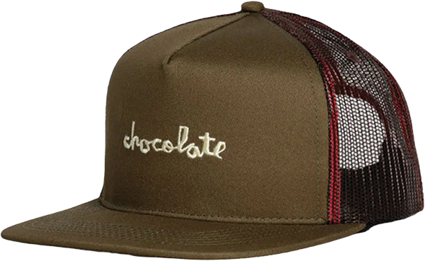 CHOC CHUNK TRUCKER HAT ADJ-OLIVE/BLK