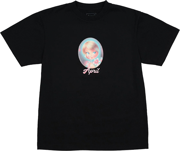 APRIL VANITY SS TSHIRT S-BLACK