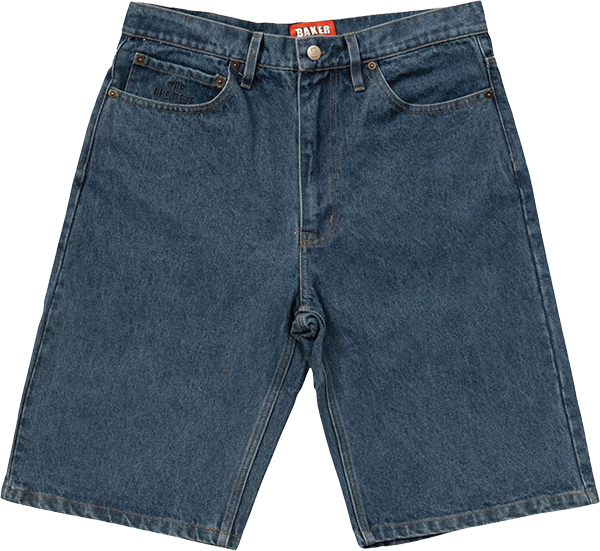 BAKER WARNER JEAN SHORTS 30-BLUE