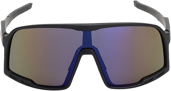 CHPO HENRIK SUNGLASSES BLACK/PURPLE MIRROR