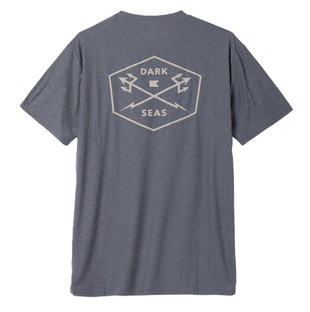 Dark Seas No Sweat SS Tshirt Navy Heather