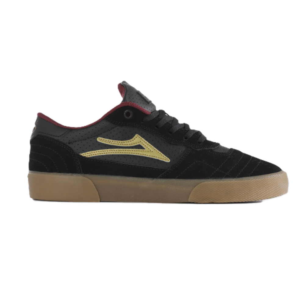 Lakai Cambridge Suede Shoes Salabanzi Black Red
