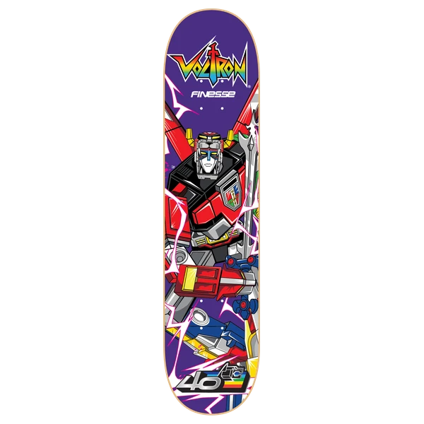FINESSE VOLTRON DEFENDER SKATEBOARD DECK-8.25