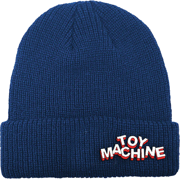 TOY MACHINE HIROTEXT DOCK BEANIE BLUE