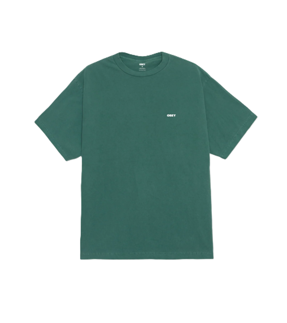 Obey Bold Icon Face Tshirt RainForest