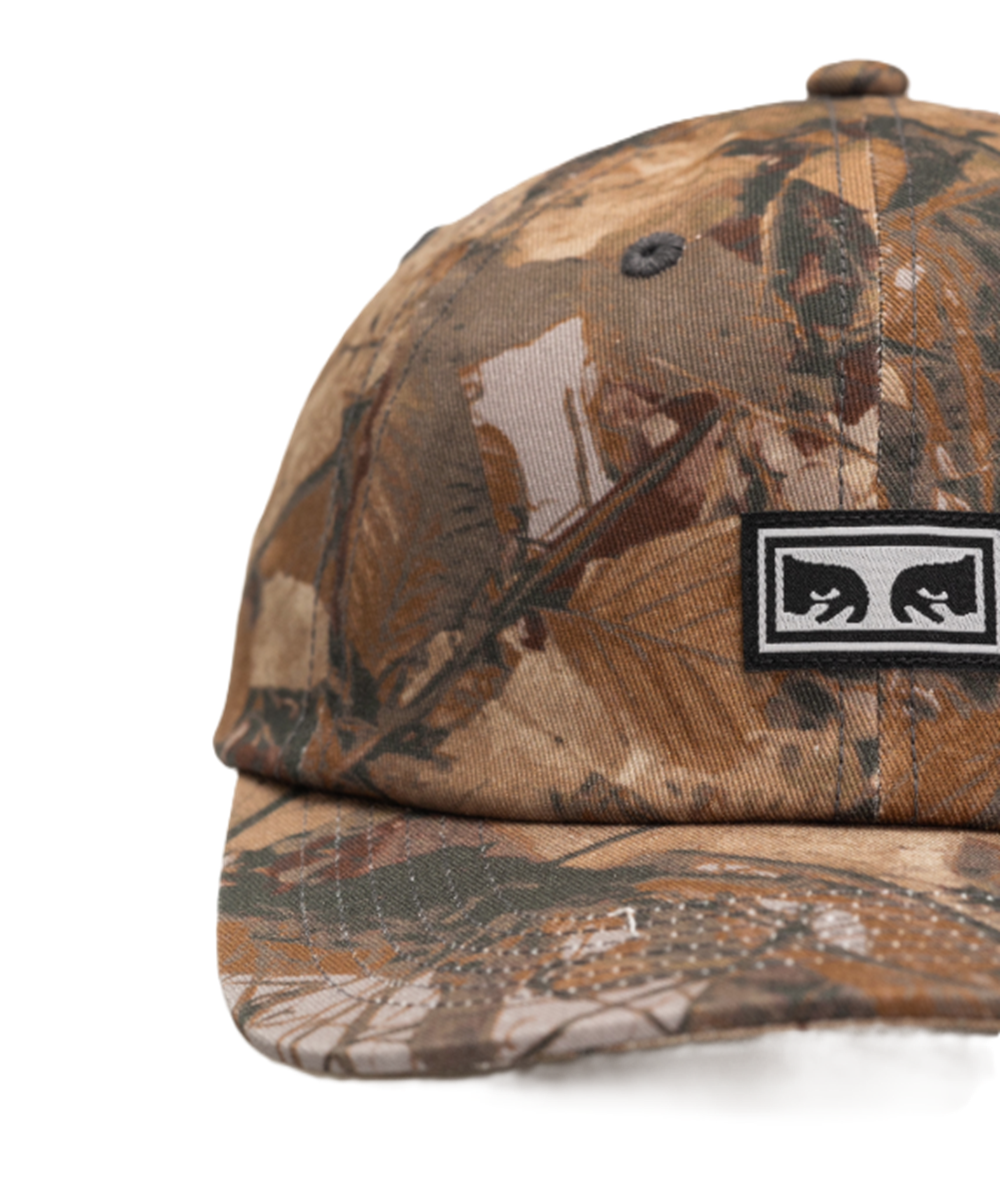 Obey Eyes 6 Panel Hat Camo Velcro