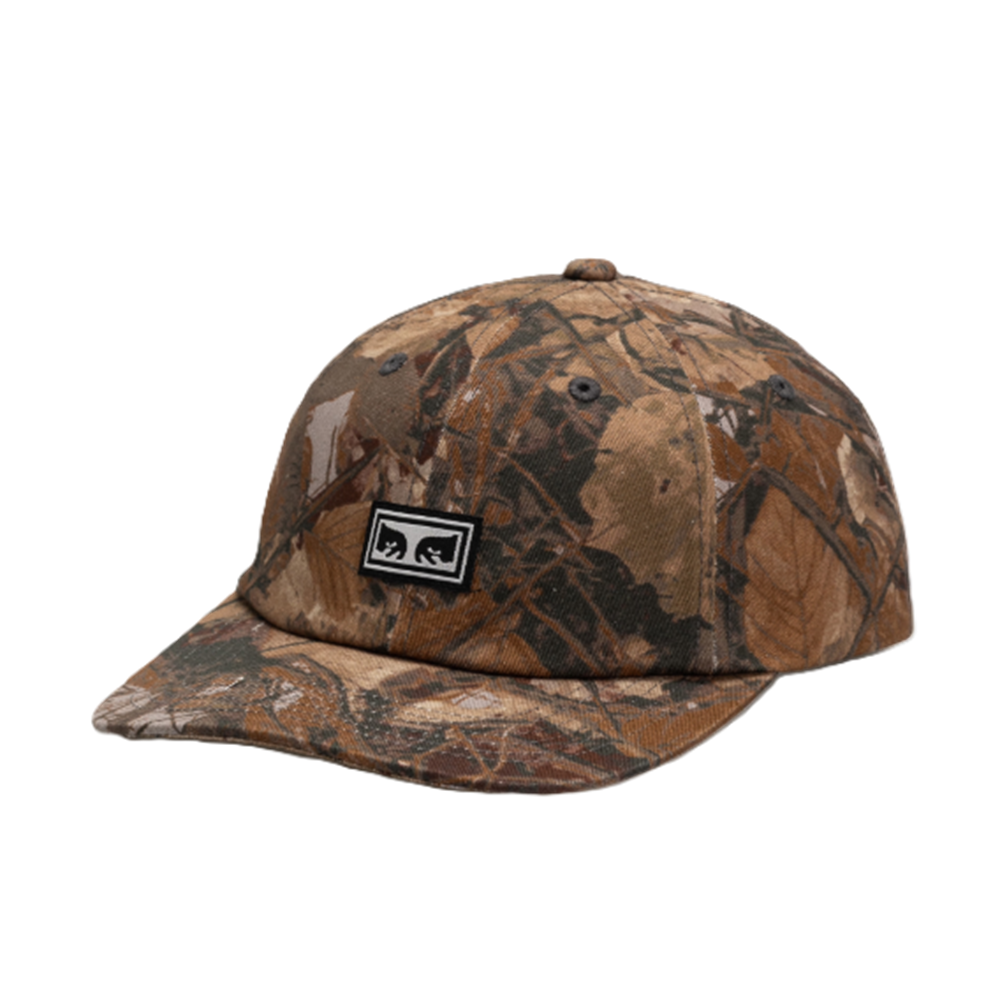 Obey Eyes 6 Panel Hat Camo Velcro