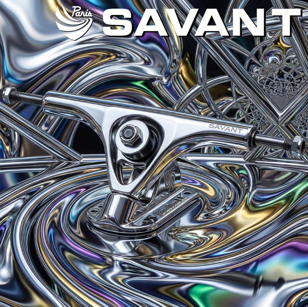 Paris Savant Trucks Set Silver 180/50
