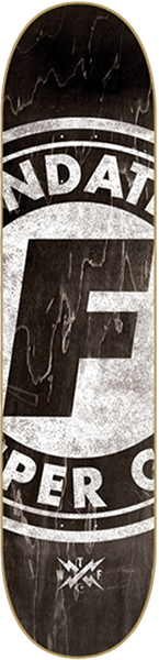 FOUNDATION SUPER CO Skateboard Deck-8.25 BLACK