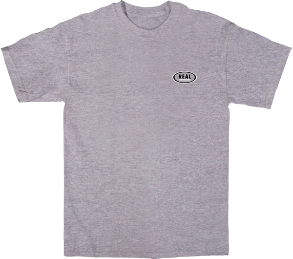 REAL STOCK OVAL SS SMALL HEATHER GREY