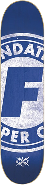 FOUNDATION SUPER CO Skateboard Deck-8.0 BLUE