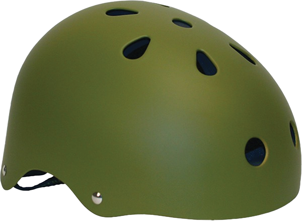 INDUSTRIAL FLAT ARMY SKATE HELMET M