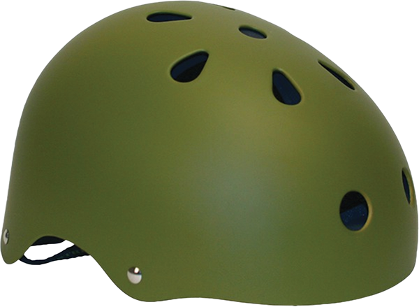 INDUSTRIAL FLAT ARMY SKATE HELMET SM