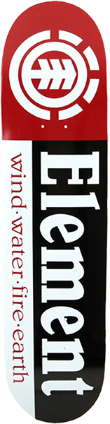 ELEMENT SECTION  BLACK SKATEBOARD DECK- 7.5 thriftwood