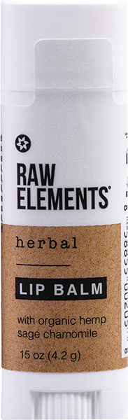 RAW ELEMENTS HERBAL RESCUE HEMP & SAGE LIP BALM
