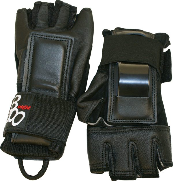 TRIPLE 8 HIRED HANDS GLOVES XL-BLACK