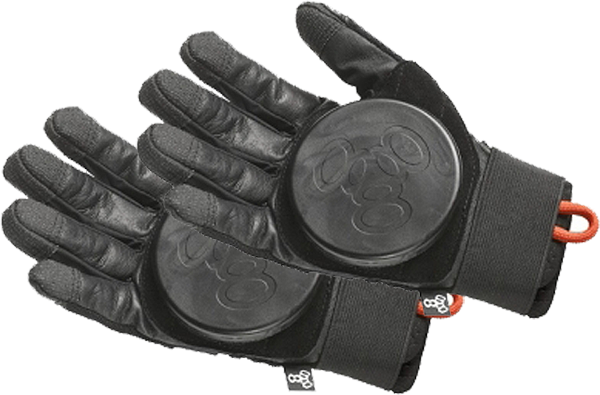 TRIPLE 8 DOWNHILL SLIDE GLOVES XSMALL-BLACK