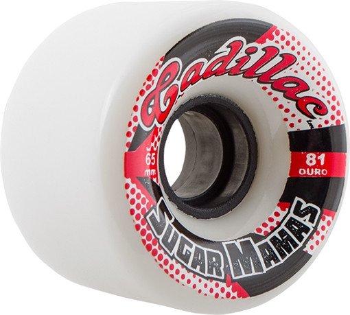 CADILLAC SUGAR MAMAS 65mm 81a ロンスケ Cadillac Sugar Mamas 65Mm 81A White Skateboard Wheels