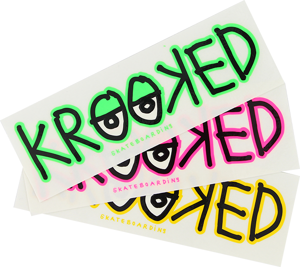 KROOKED EYES MED DECAL single