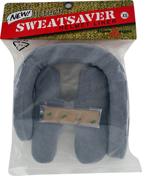 TRIPLE 8 SWEATSAVER SKATE HELMET LINER S-GREY