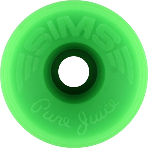 SIMS Pure Juice wheels 64mm 88A スケートボード Sims Pure Juice 64Mm 88A Green Skateboard Wheels | Boardparadise.com