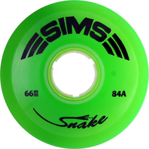 Sims Street Snake 66Mm 84A Green Skateboard Wheels | Boardparadise.com
