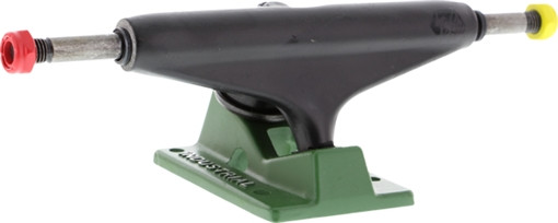 INDUSTRIAL IV 5.25 RASTA II BLK/GRN W/BLK LOGO Set of 2 Trucks