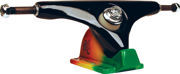 GULLWING CHARGER 9.0 BLACK RASTA Skateboard Trucks Set of 2 Trucks