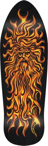 Santa Cruz Jessee Sun God Blk Skateboard Deck-9.9X29.7 Reissue