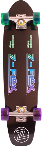 Z-FLEX JAY ADAMS Skateboard Complete-7.5x29 BLK/GREEN
