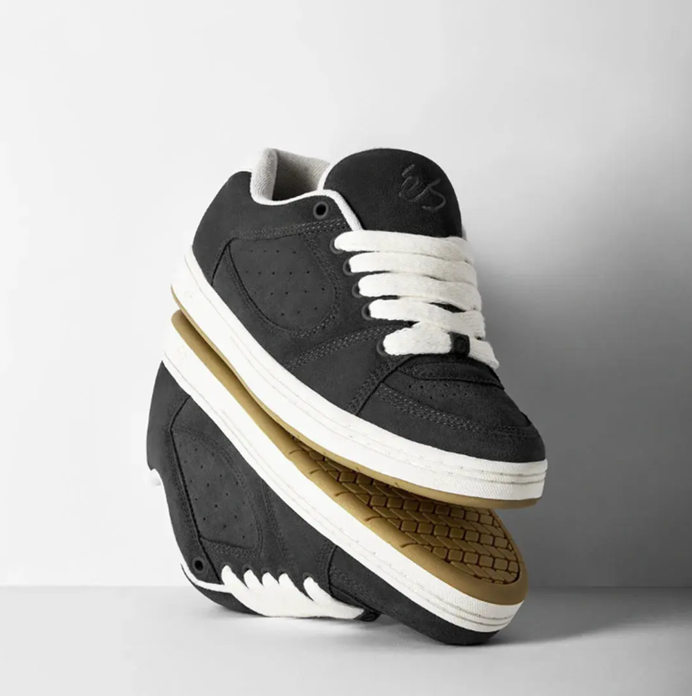 ES Accel Skate Shoes Black White