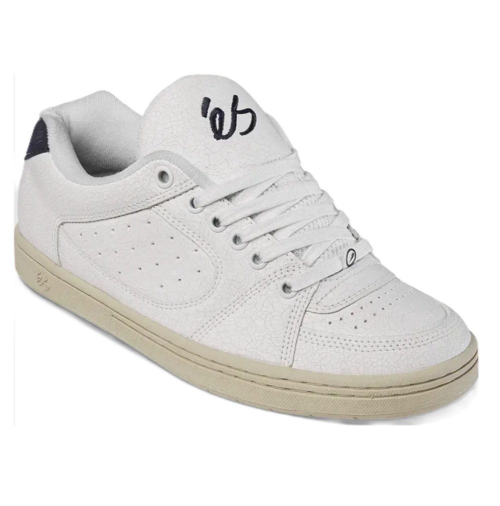 ES Accel Skate Shoes White Tan